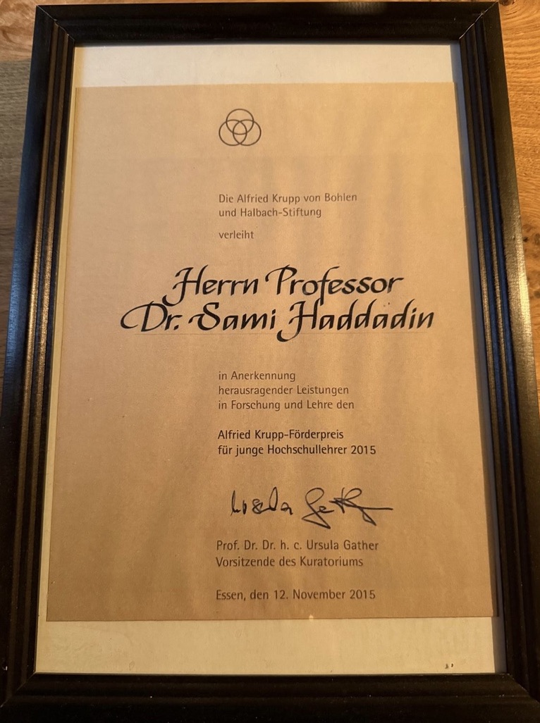 Alfried Krupp-Förderpreis für junge Hochschullehrer