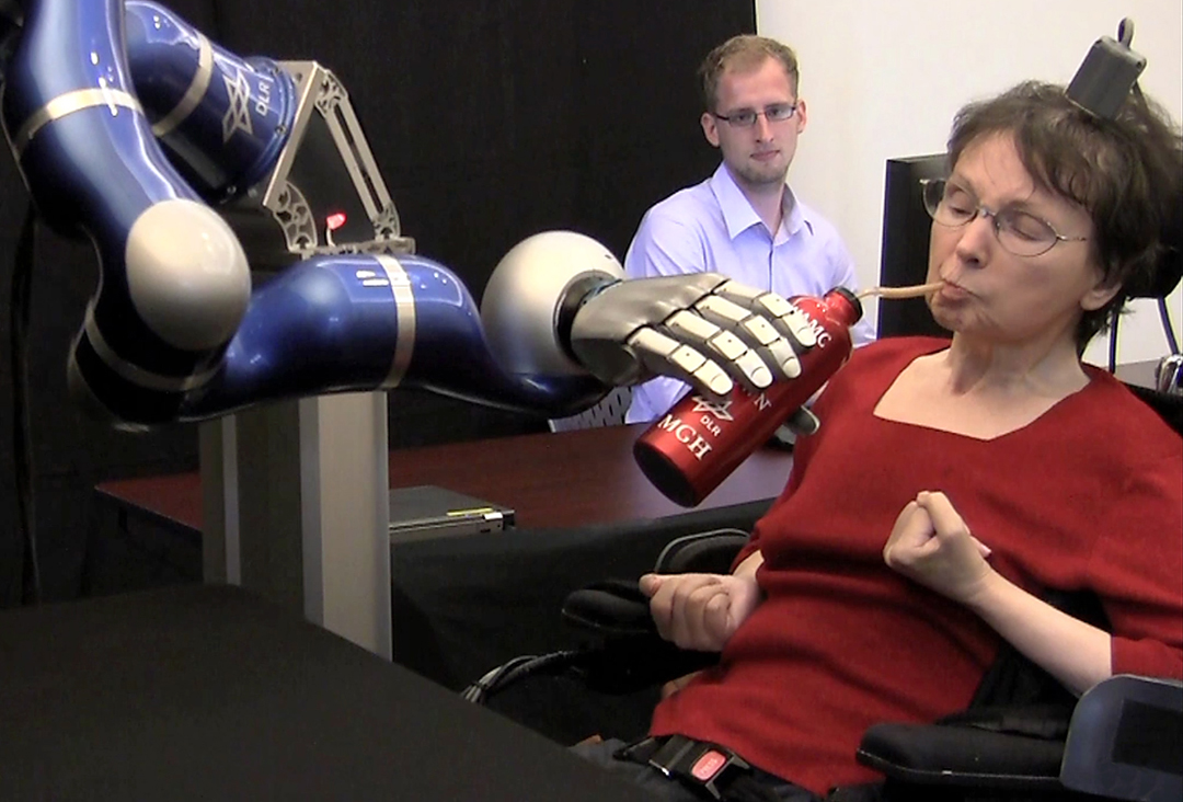 Thumbnail for Reach and grasp by people with tetraplegia using a neurally controlled robotic arm